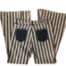 GRACE in LA High Waist Flare Leg Striped Bell Bottom Jeans 31