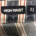 GRACE in LA High Waist Flare Leg Striped Bell Bottom Jeans 31