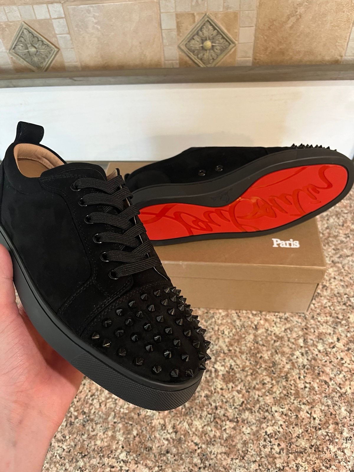Christian Louboutin Louis Spikes - Size 43