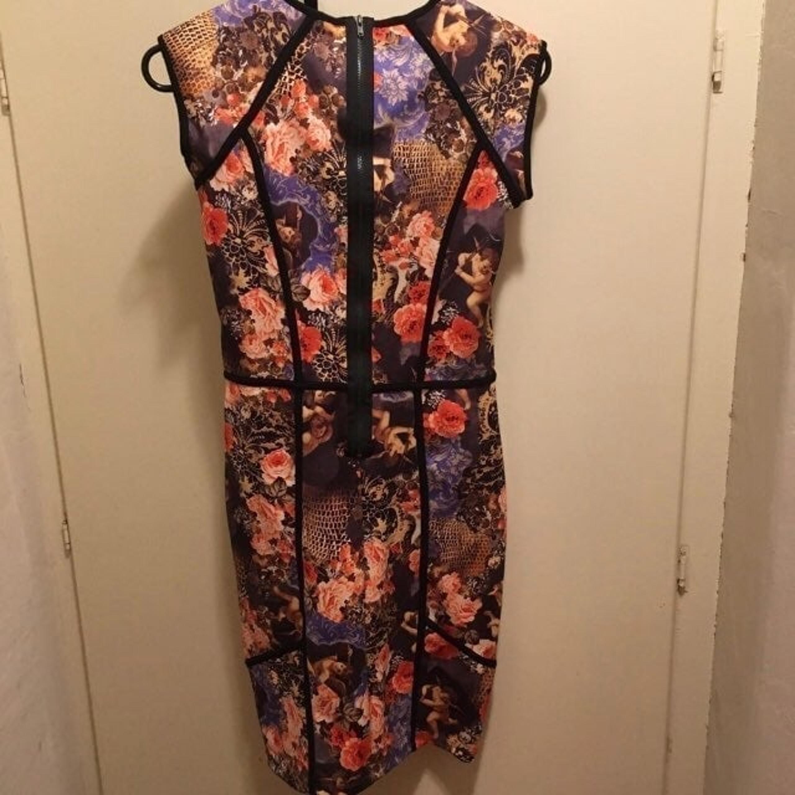 River Island Multi print cherub dress