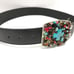 Julieta Miro Womens Belt Custom Art