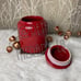 RAE DUNN FARMHOUSE CERAMIC HOME DECOR SANTA COOKIES CANISTER HOME HOLIDAY XMAS