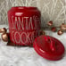 RAE DUNN FARMHOUSE CERAMIC HOME DECOR SANTA COOKIES CANISTER HOME HOLIDAY XMAS