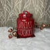 RAE DUNN FARMHOUSE CERAMIC HOME DECOR SANTA COOKIES CANISTER HOME HOLIDAY XMAS
