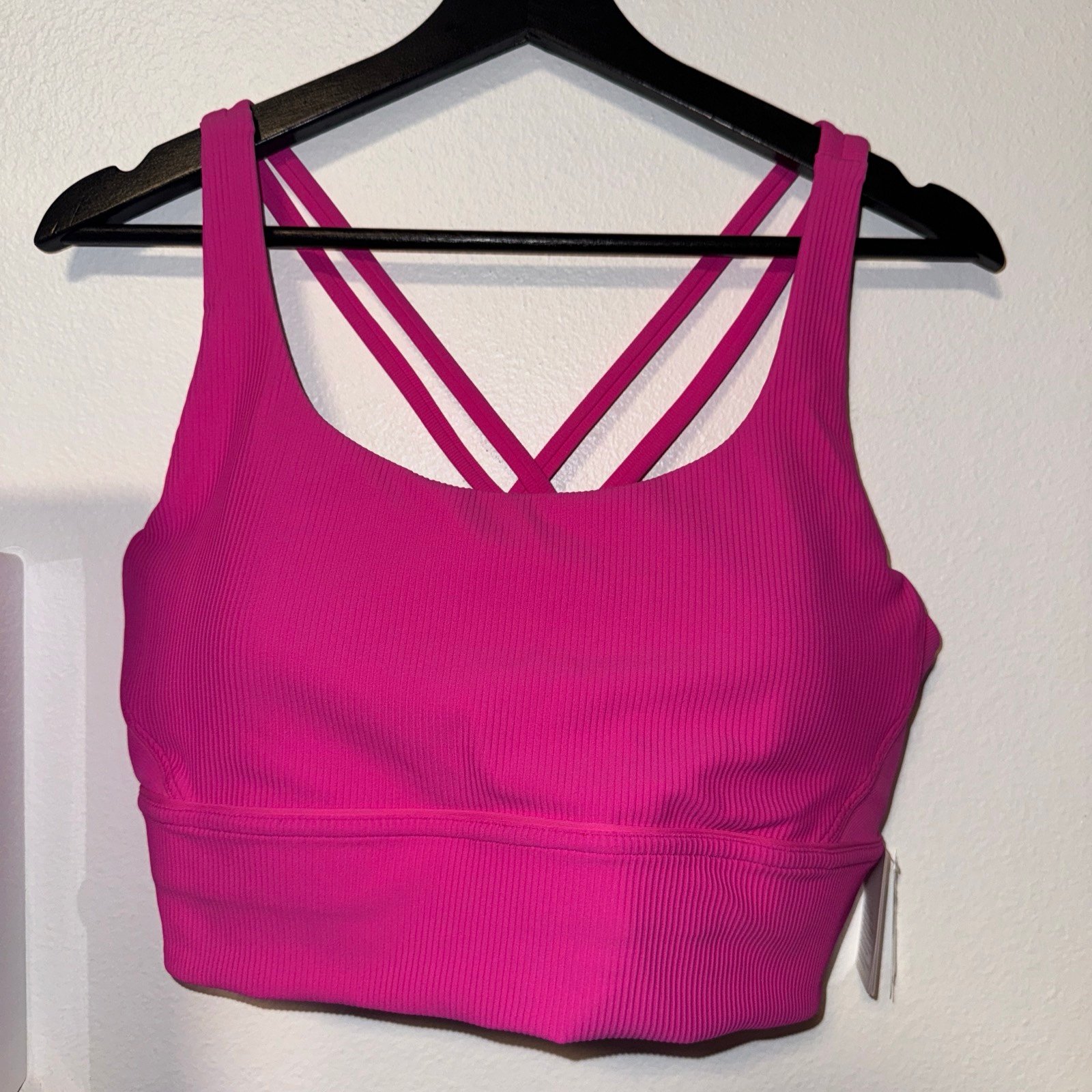 Lululemon Women’s Size 14 Energy Bra Long Line Sonic Pink