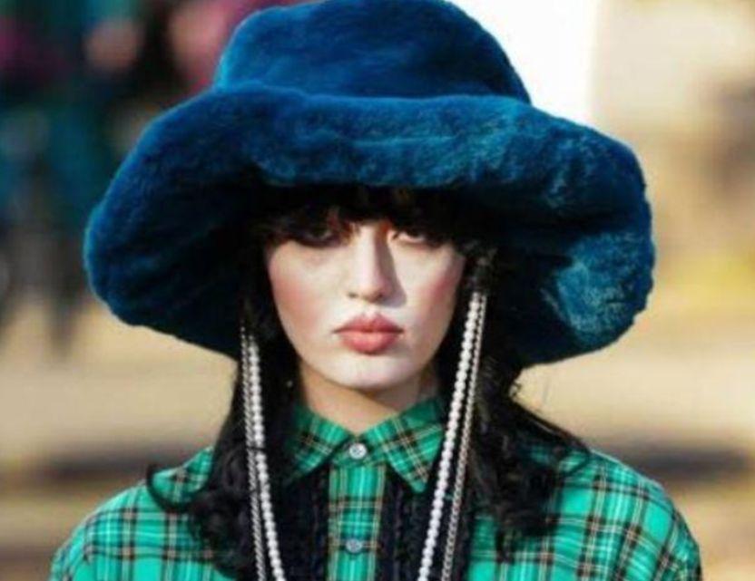 KIDILL×CA4LA 22-23AW Big Fur Hat black