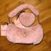 Juicy Couture Dusty Blush Shoulder Bag with Heart Wristlet