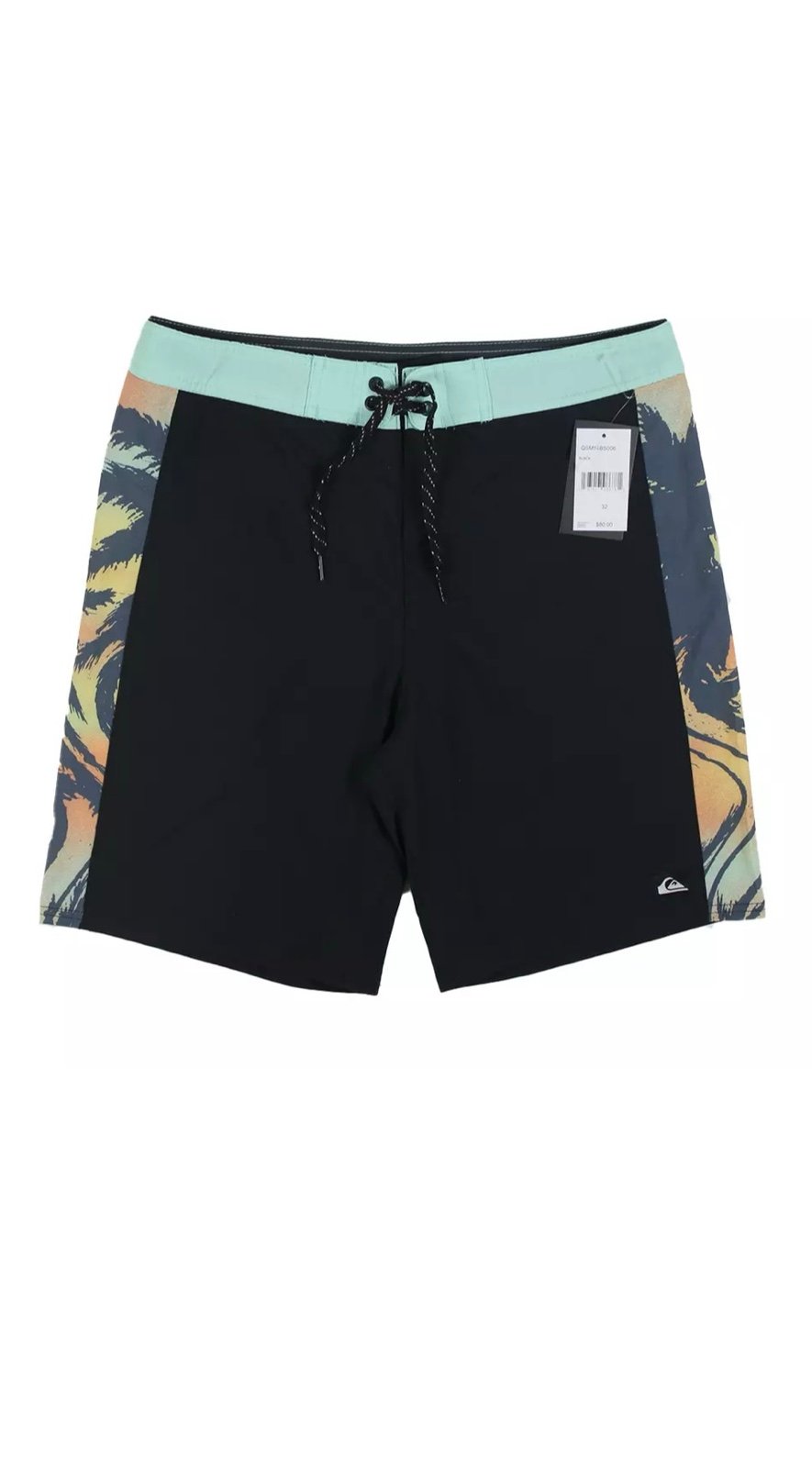 Quiksilver Men's Athletic Lifestyle Print Boardshorts Black Size 32