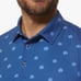 MIZZEN + MAIN Men's Versa Polo in Set Sail Floral Dot Print Size Large