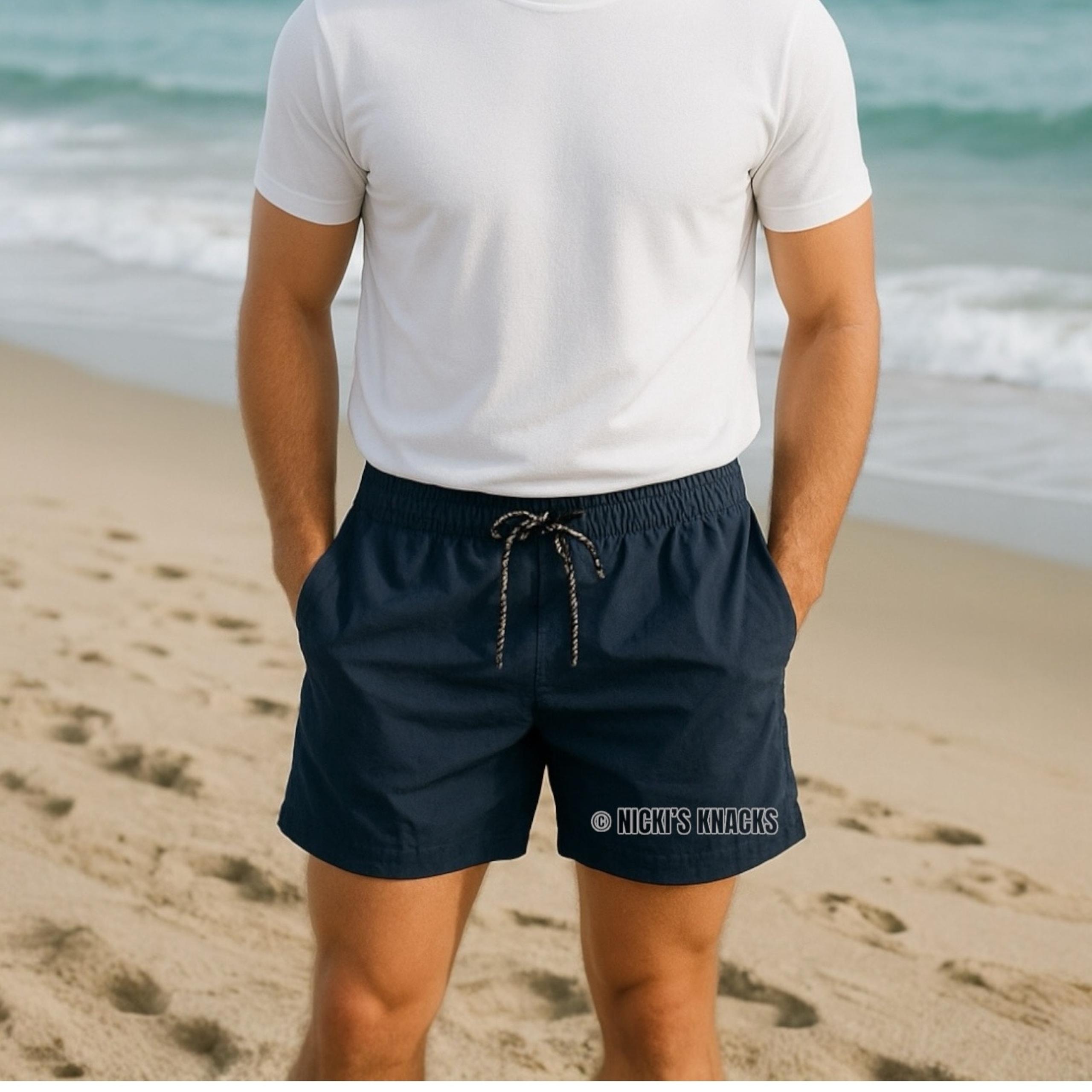 Plugg Navy Blue Technical Pull-On Mesh Lined Active Shorts Athleisure Size S
