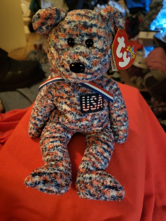 Ty Beanie Babies U.S.A. The Bear
