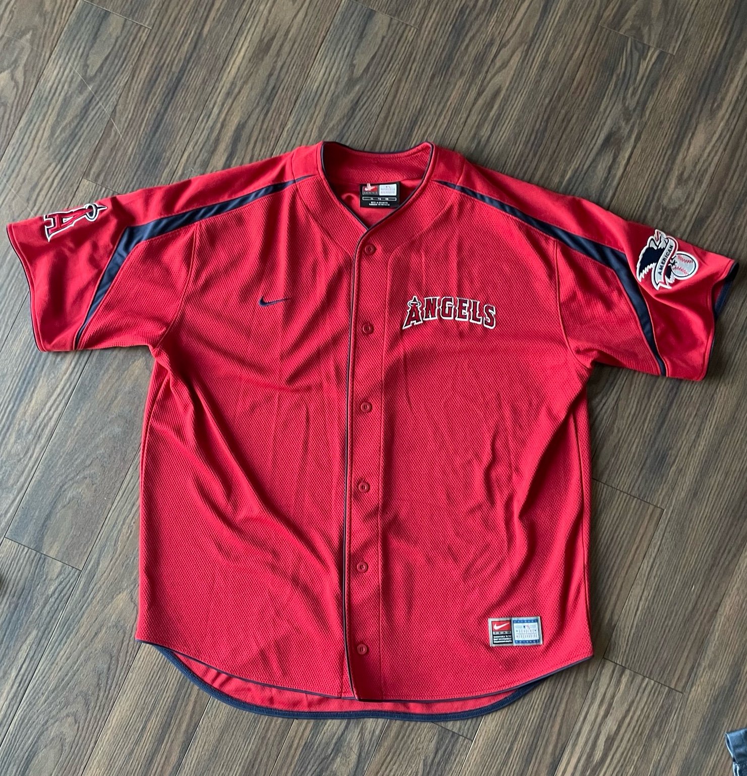 Anaheim Angels nike Baseball Jersey XL
