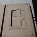 Antique Victorian 1880s Red Cranberry Velvet Empty Photo Album FOR RESTORE