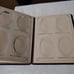 Antique Victorian 1880s Red Cranberry Velvet Empty Photo Album FOR RESTORE