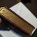 Antique Victorian 1880s Red Cranberry Velvet Empty Photo Album FOR RESTORE