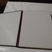 Antique Victorian 1880s Red Cranberry Velvet Empty Photo Album FOR RESTORE