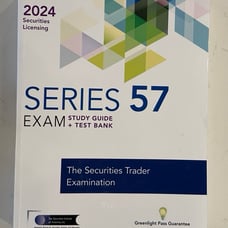 Series 57 Exam Study Guide 2024+ test bank