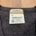 VINTAGE! L.L. BEANMENS 100% LAMBS WOOL V NECK SWEATER ENGLAND GRAY SZ M