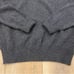VINTAGE! L.L. BEANMENS 100% LAMBS WOOL V NECK SWEATER ENGLAND GRAY SZ M