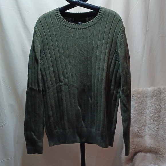 Banana Republic Men's Sweater Green Large NWT