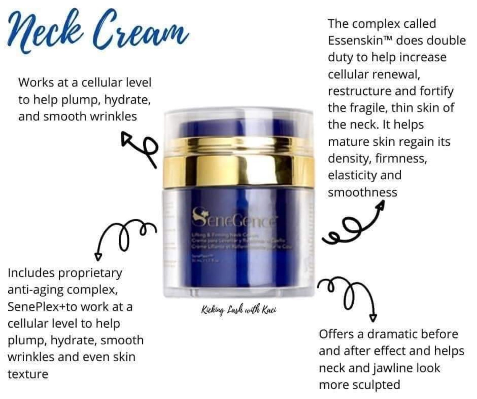 Senegence lifting and firming neck cream