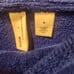 Anthropologie blue hooded sweater size medium