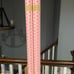2 Rolls of pink with pink bow gift wrap