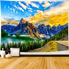 Amazing Mountains Tapestry (60 x51 )