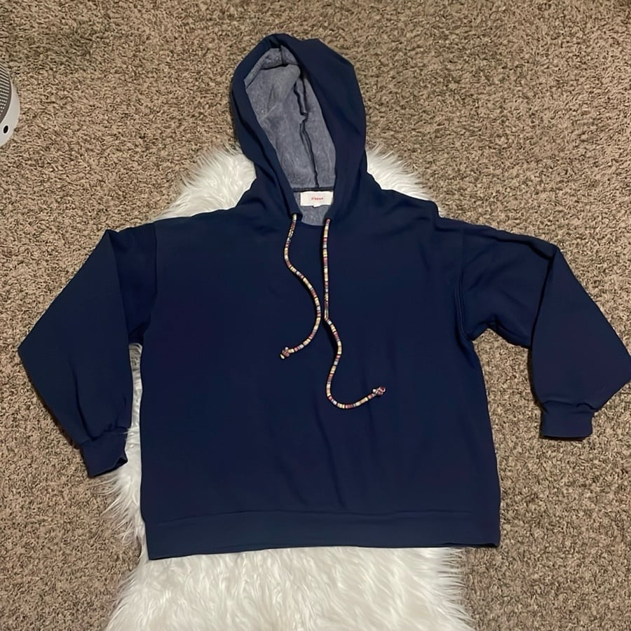 Xirena Blue Hooded Sweater