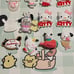 Large Sanrio Acrylic Flatback Charm & 3D Keychains Bundle