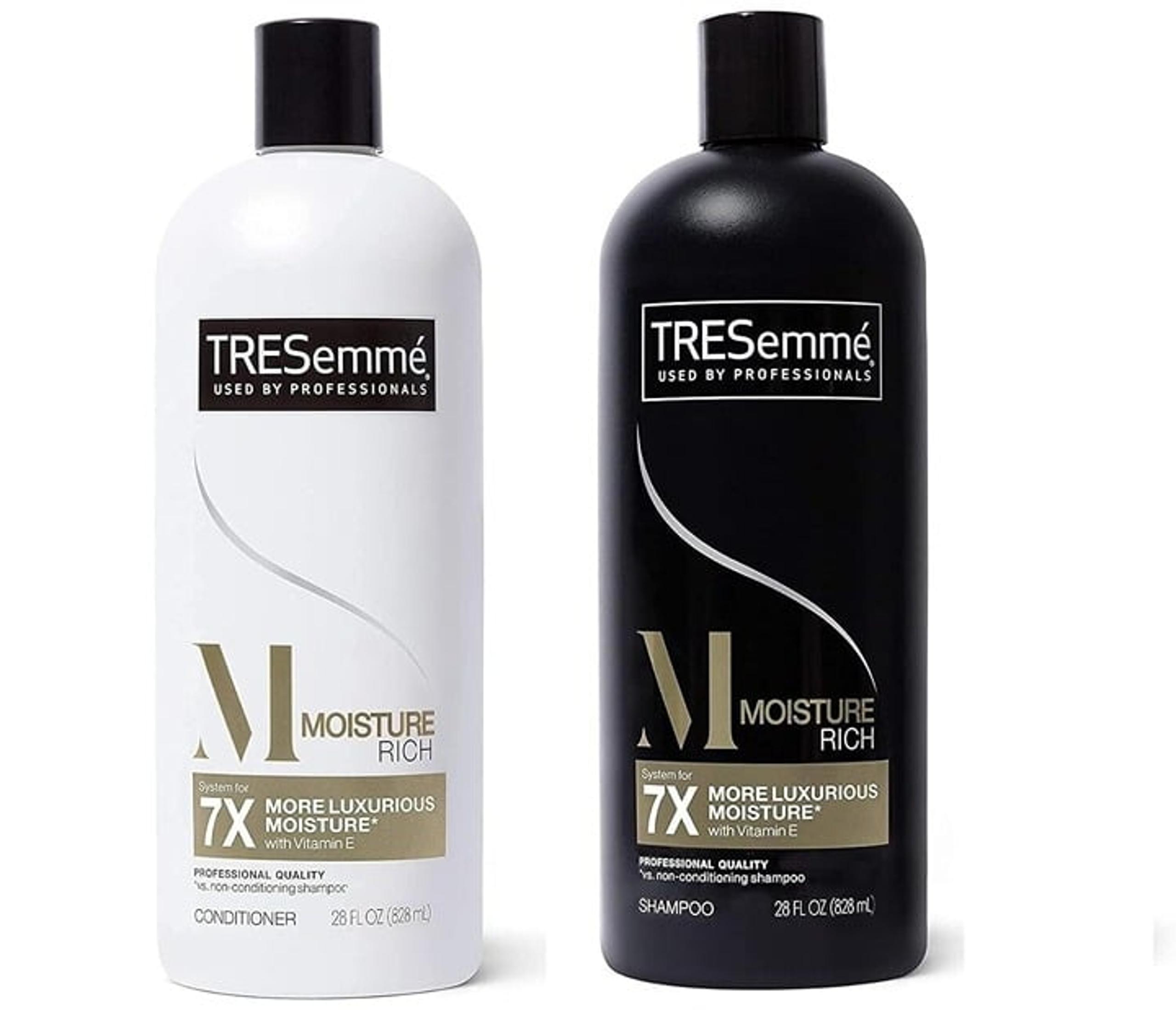 Tresemme Shampoo and Conditioner Set Bundle, Moisture Rich 28oz Each