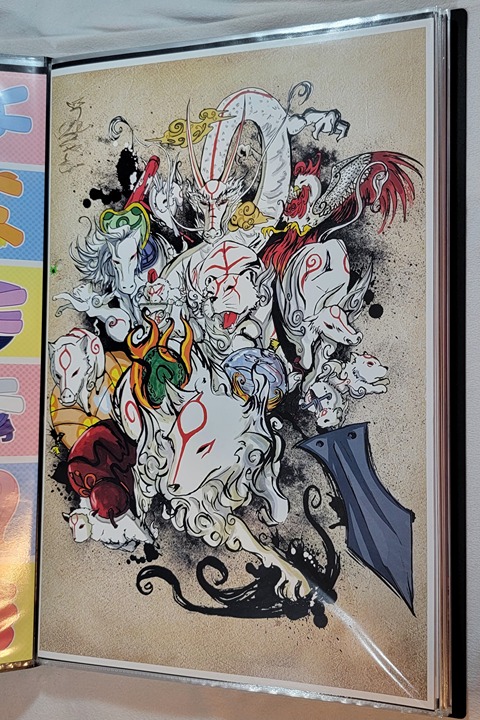 Okami Clover Studio Capcom Video Game Wolf 11 X17 Art Print