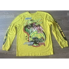 Strivers Row Men's Crewneck Long Sleeve Tee Shirt Size Large Yellow
