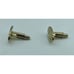 Vintage Cufflinks 50’s Style Oval Brushed Gold Tone Finish With Cross X Design