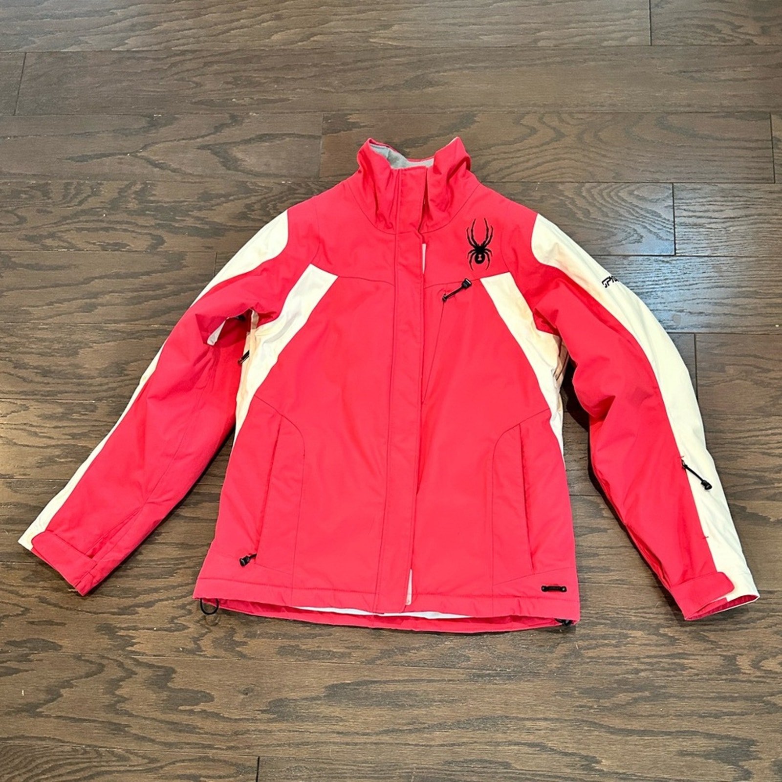 Spyder Woman’s Insulated Ski Jacket - Red - White Size Medium