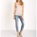 Splendid Supima Cotton Long Taupe Tan Tank
