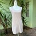 Splendid Supima Cotton Long Taupe Tan Tank