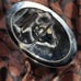 OOAK Vintage Egyptian Warriar Handmade Fire God Witch Estate Sale Belt Buckle
