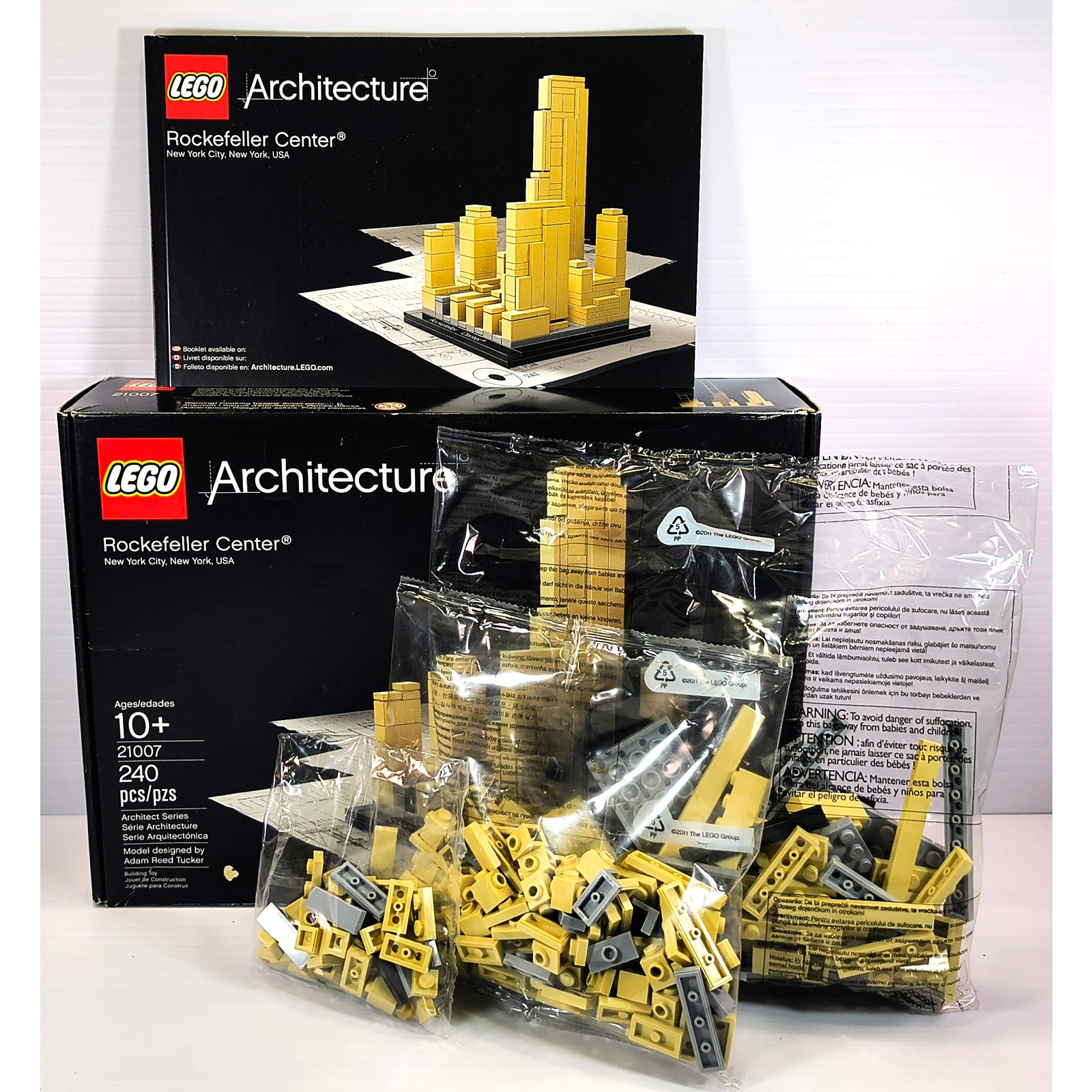 LEGO 21007 Architecture ROCKEFELLER CENTER, Open Box, New, See Pics/Descr.