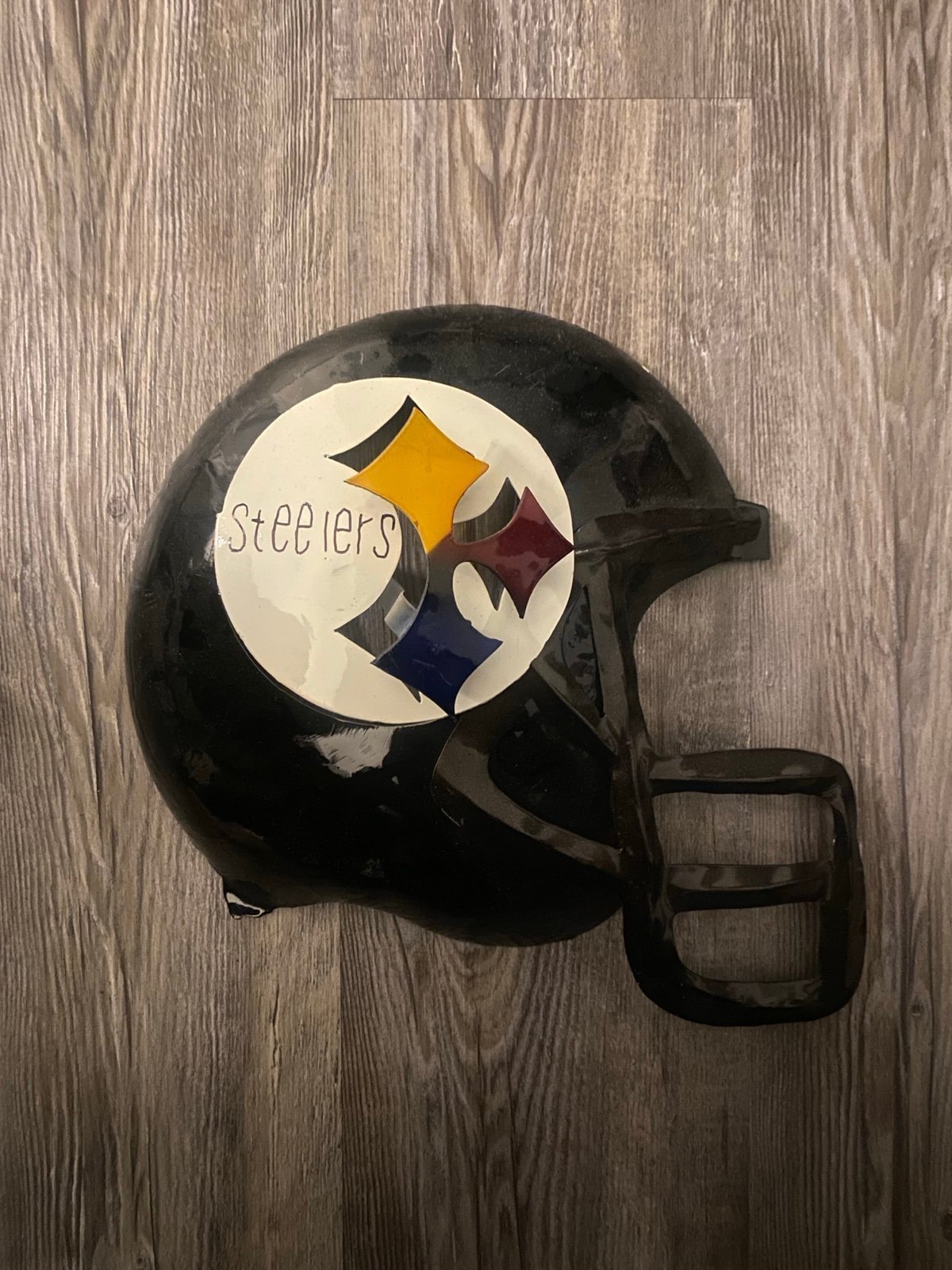Decorative Steelers Football Helmet