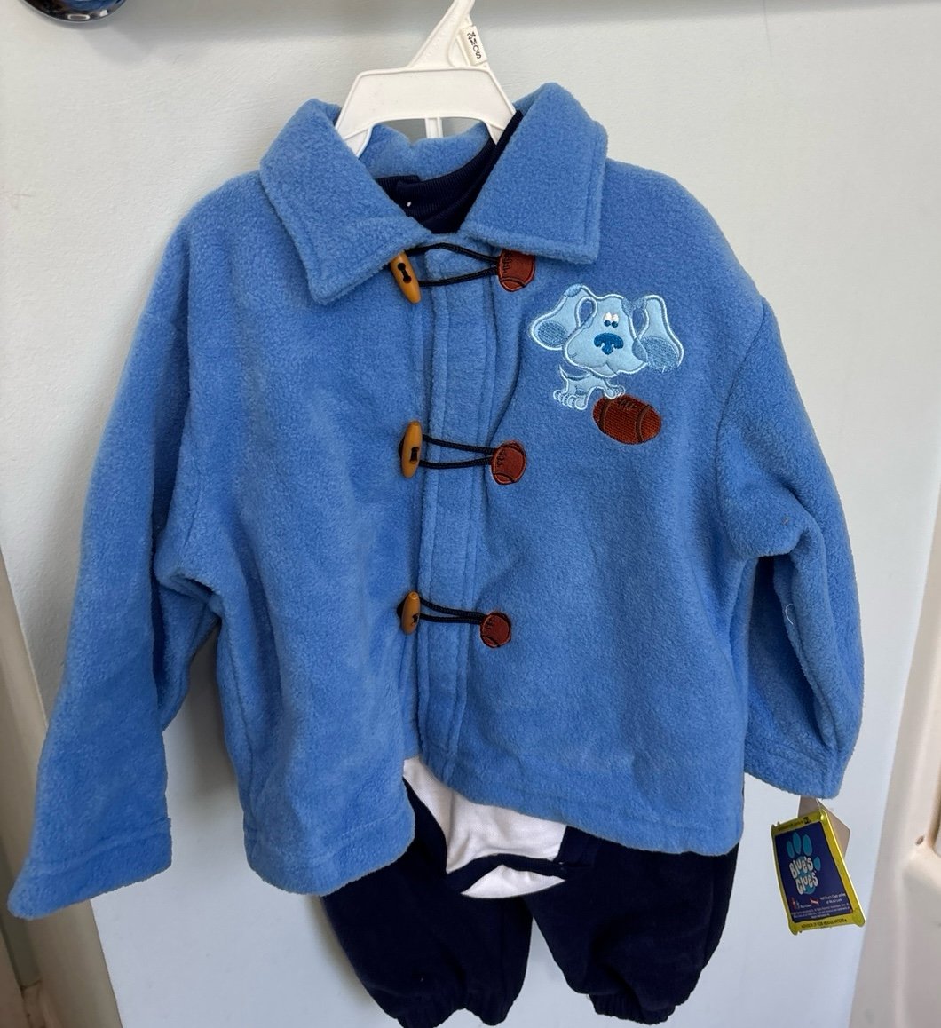 NWT- Vintage y2k Blues Clues 3 piece set - size 24 months