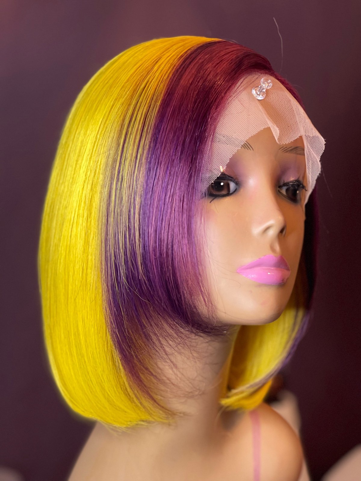 Bob wig 10” human hair lace frontal