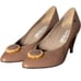 Vintage Etienne Aigner Taupe Heels Pumps Tan Sz 8