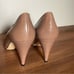 Vintage Etienne Aigner Taupe Heels Pumps Tan Sz 8