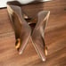 Vintage Etienne Aigner Taupe Heels Pumps Tan Sz 8