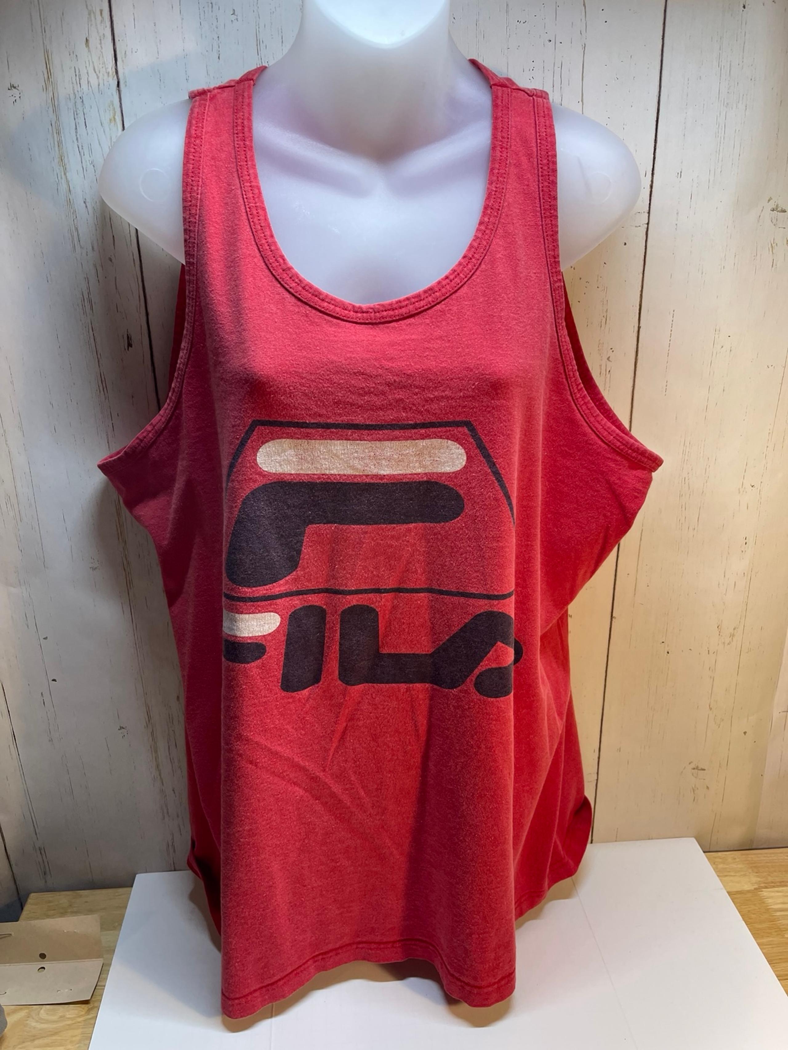 Vintage 90s Fila Tank Top Size Large Made in USA