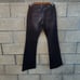 Versace Collection Dark Wash Flared Womens Jeans Size 27