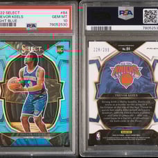 PSA 10 Trevor Keels 2022 Select Rookie /299 Light Blue Knicks RC POP 2
