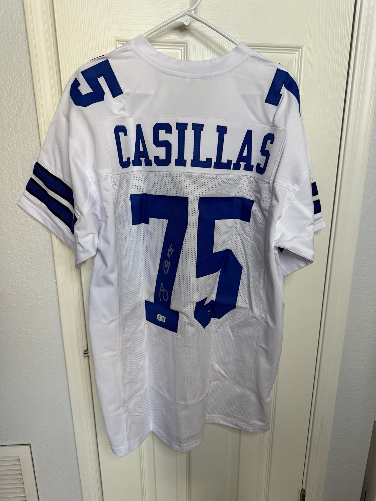 Tony Casillas Autographed Dallas Cowboys Jersey
