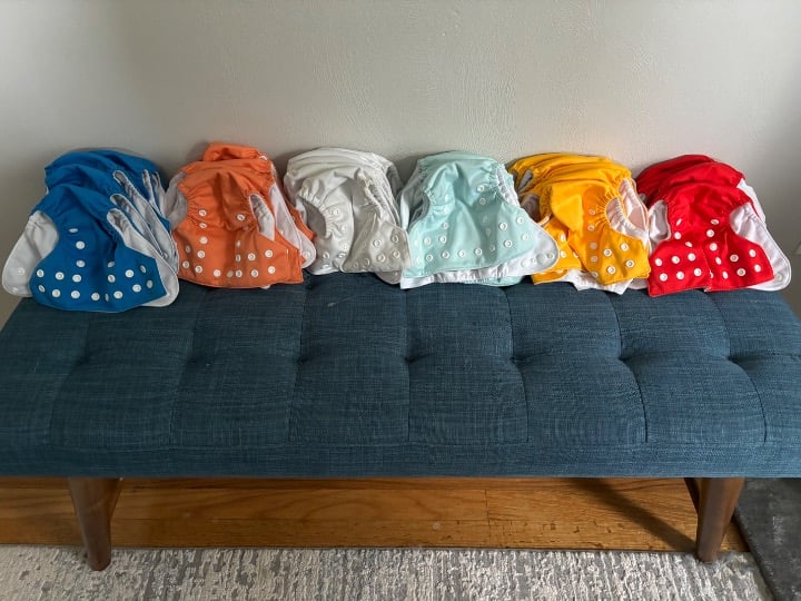 Newborn Cloth Diaper Lot - Alva Baby